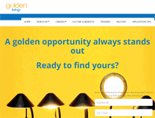 Tablet Screenshot of jobs.goldenliving.com